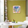 Mandala Elephant Special Shape 5D Diamond Painting Clock Art Craft for Wall Desk