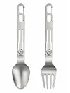 Portable Folding Tableware Hollow Handle Design for Outdoor Travel Camping