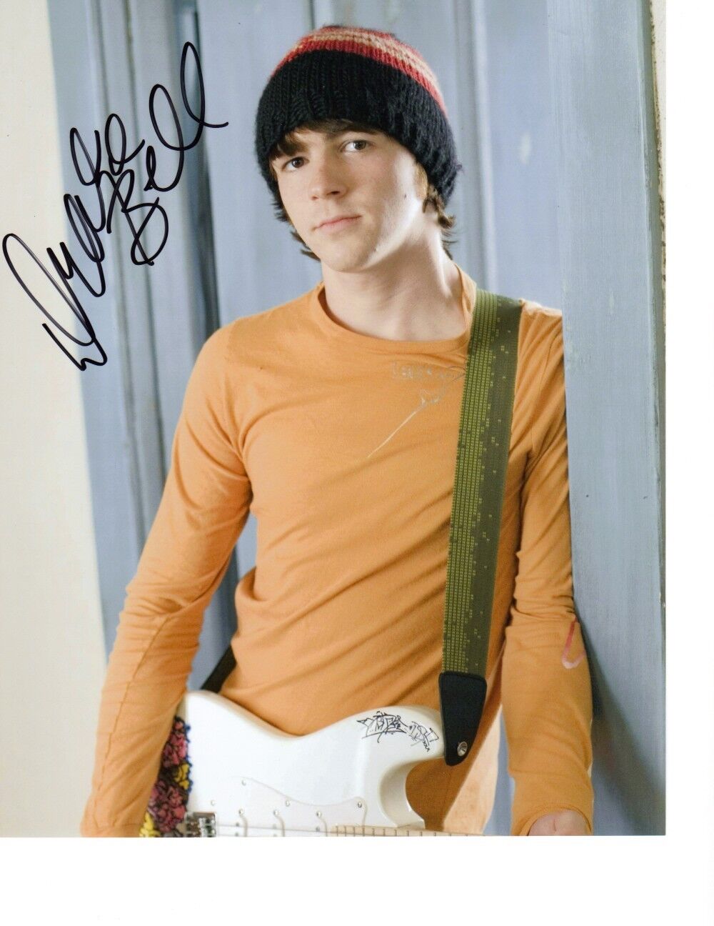 Drake Bell Nickelodeon's Drake & Josh In Person autographed 8X10 Photo Poster painting At Hshow