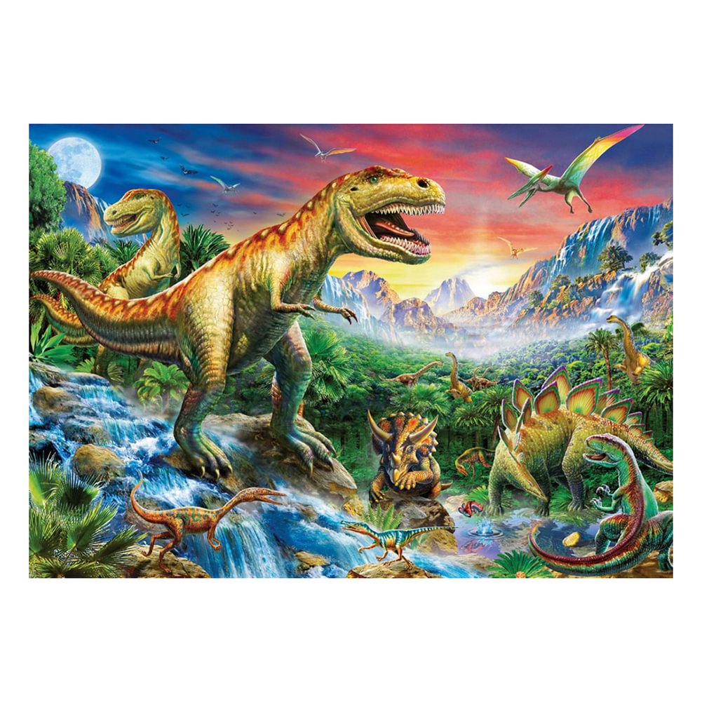 Dinosaur - Partial Drill - Diamond Painting(40*30cm)