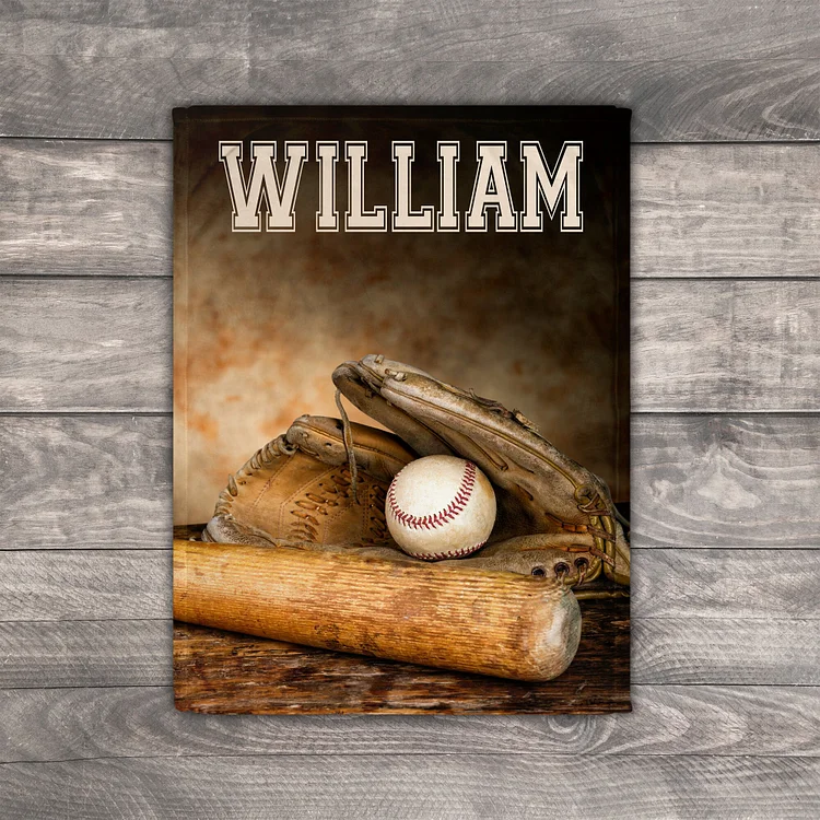 Baseball Blanket, Baseball Birthday, Baseball Gifts For Boys, Baseball Lover Gifts | BKKid472