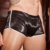 Men's Fashionable Boxer Briefs Sexy Trendy Leather Underwear