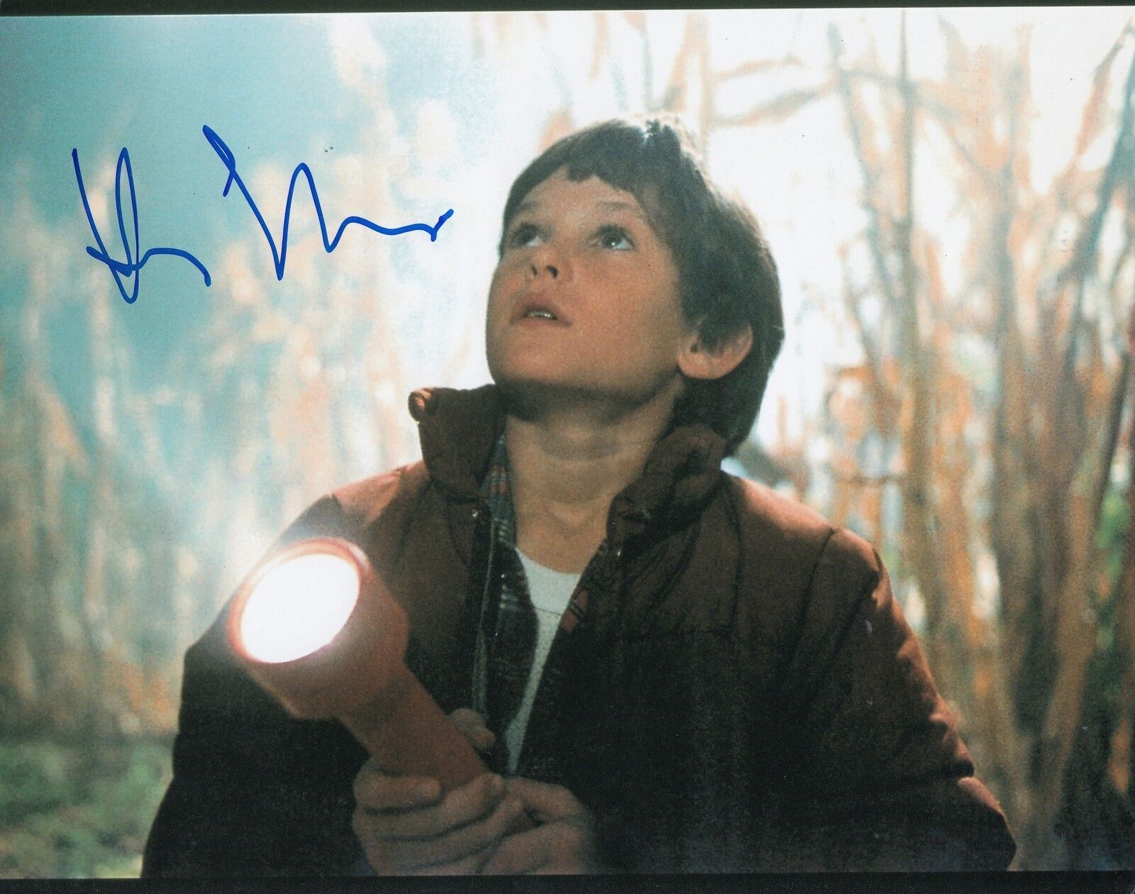 HENRY THOMAS signed (E.T. THE EXTRA-TERRESTRIAL) 8X10 Photo Poster painting Elliott W/COA #4