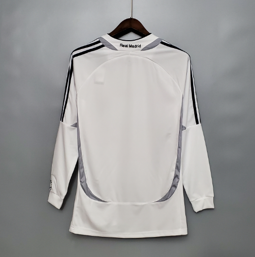 Retro 2006/2007 Real Madrid Home Long Sleeve Football Shirt Thai Quality