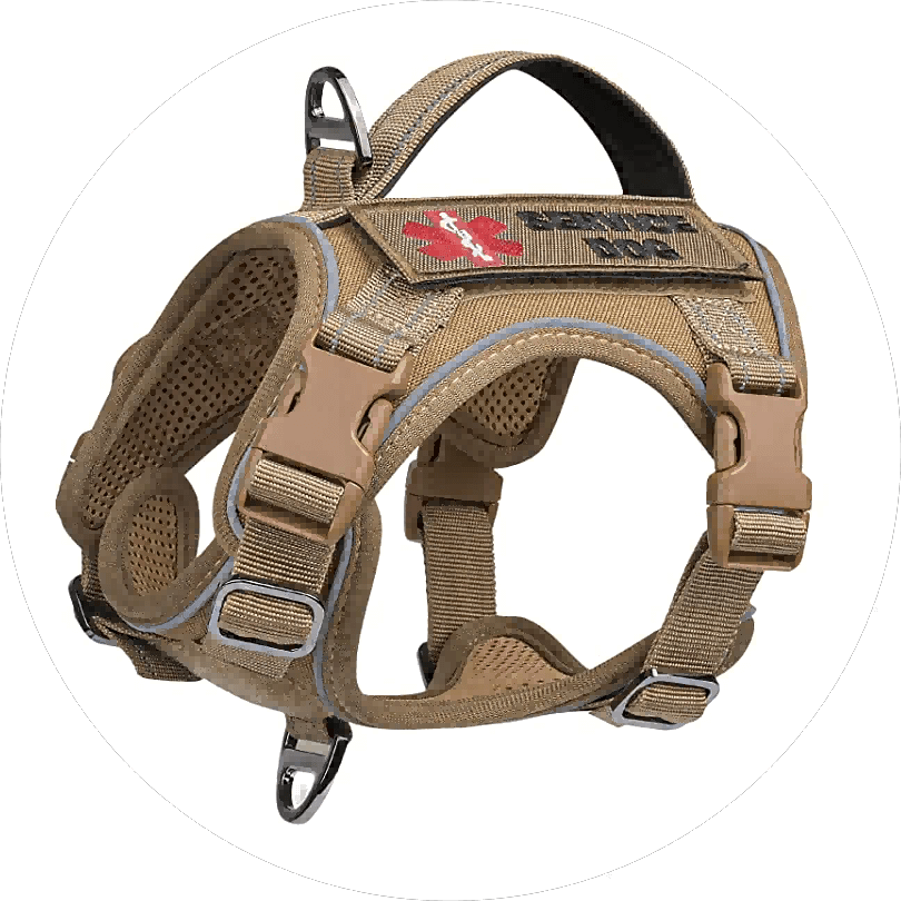 Fearless Vanguars Series - Reflective puppy harness for outdoor training