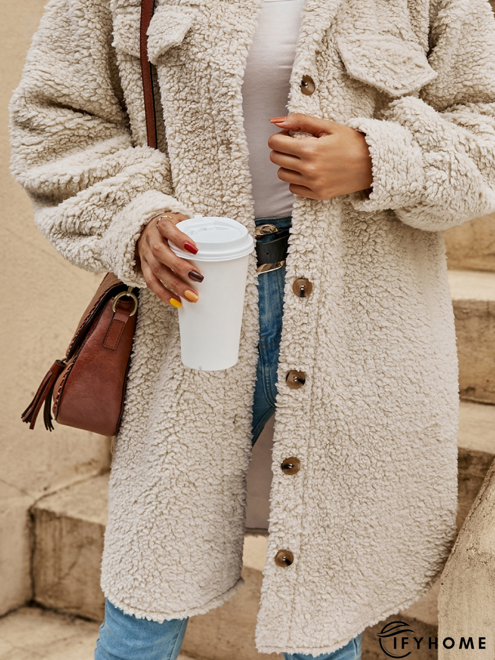 Casual Long Sleeve Outwear Coat | IFYHOME