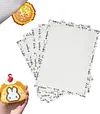 Thickened Ironing Paper | Fuse Bead Tool, Heat Resistant Non-stick, Reusable, Panda Edge Binding, Easy Demolding for Perler Bead Crafts(15x20cm)