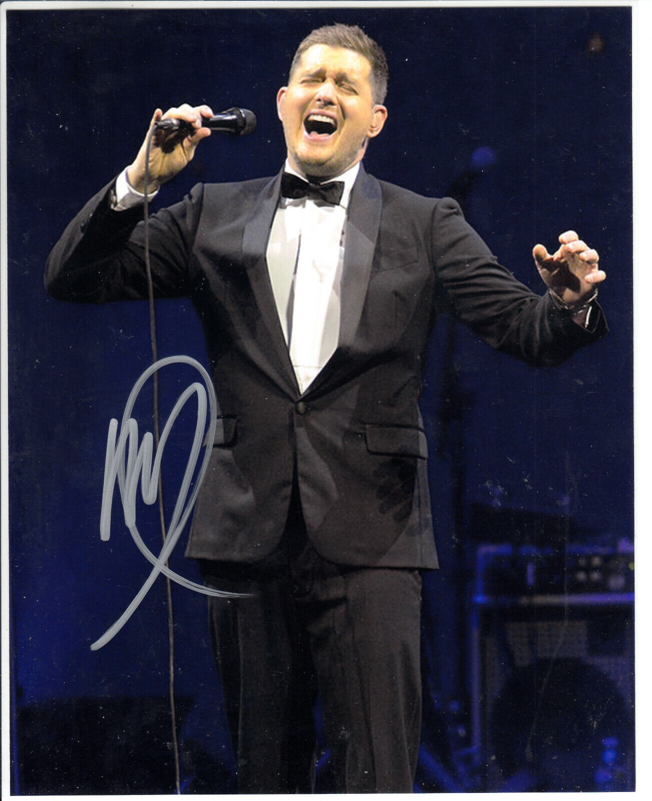 Michael Buble canadian singer songwriter performer Signed Autograph 8x10