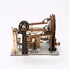 DIY Handmade Track Beads 3D Wooden Mechanical Jigsaw Puzzle Assembly Kit