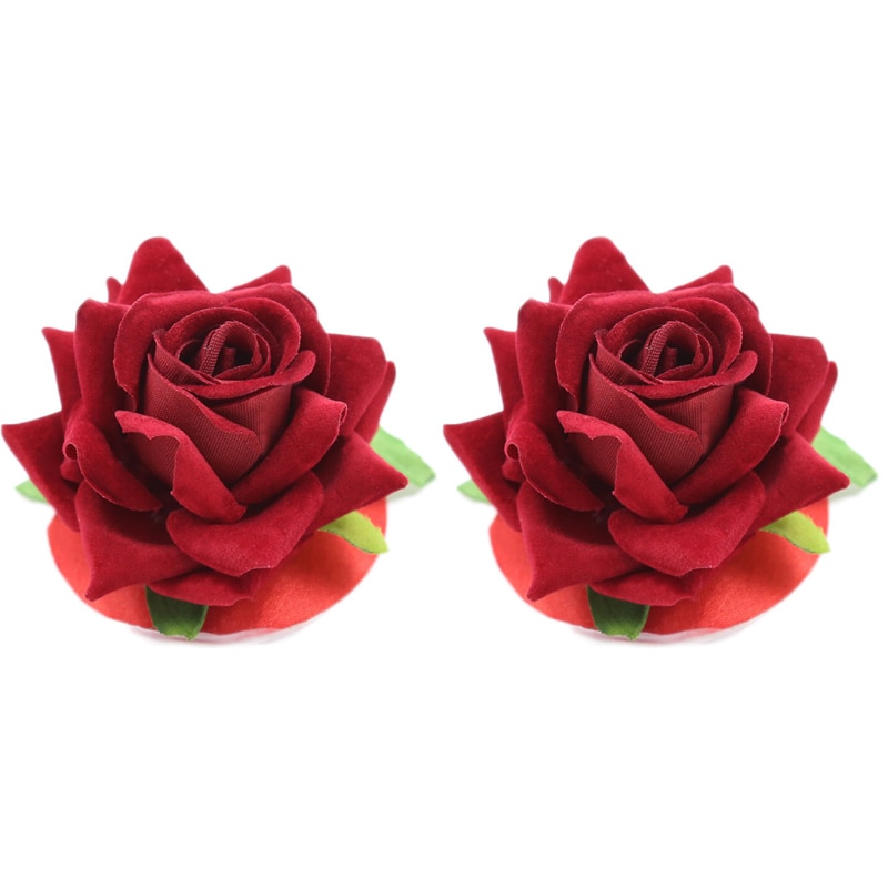 Mysite Rose Flower Nipple Clamps Breast Sticker -Deals sexlolo Store 3e24f965ed78aab280a68788b08c22ae