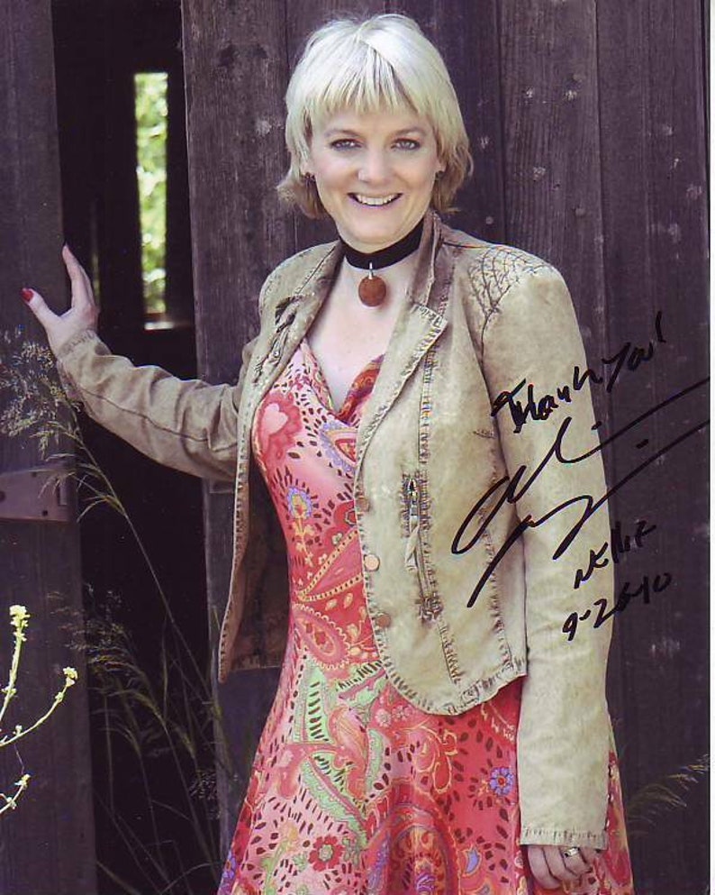 Alison arngrim signed autographed 8x10 Photo Poster painting little house on the prairie