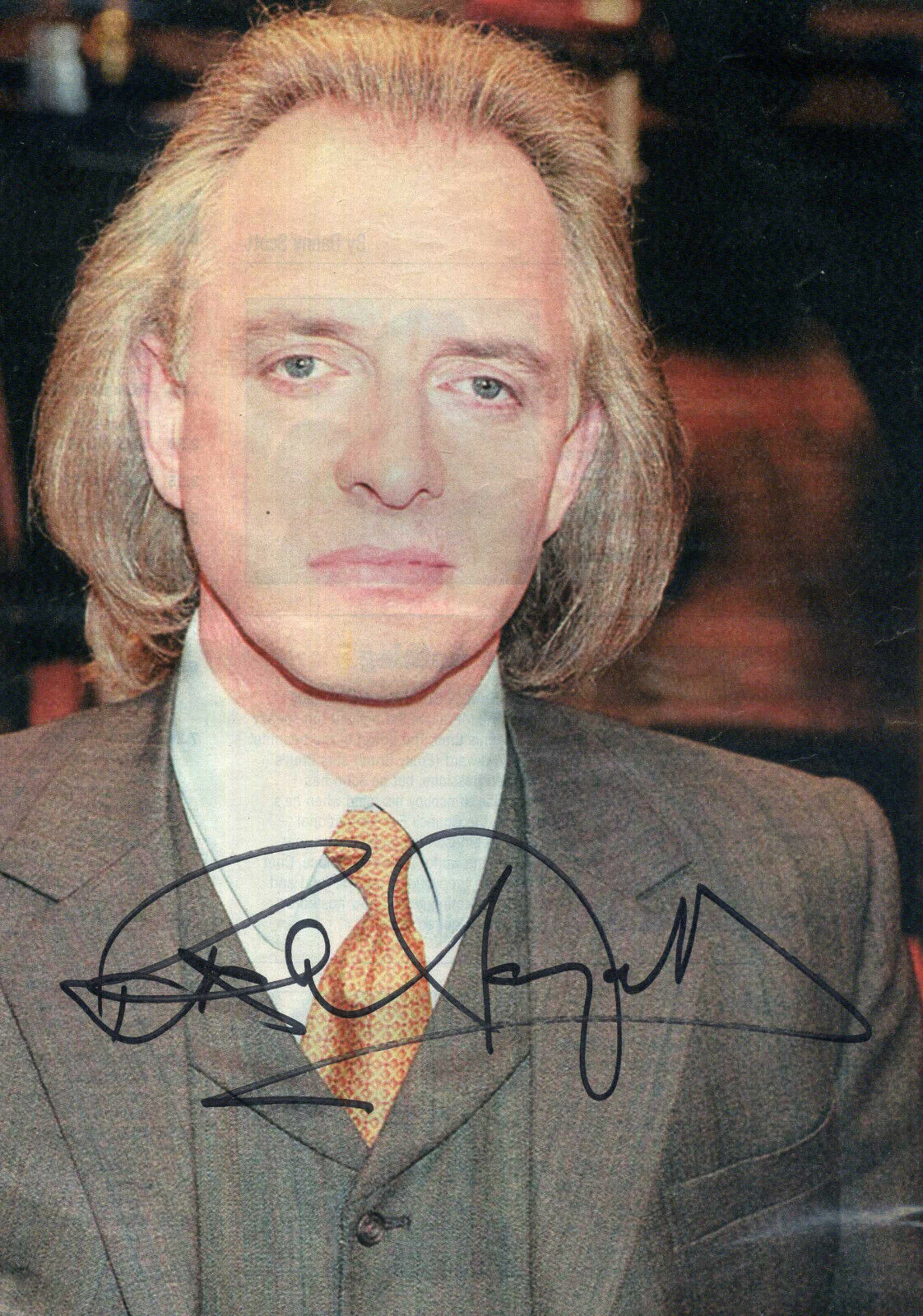 RIK MAYALL Signed Photo Poster paintinggraph - TV Actor Comedian THE YOUNG ONES Bottom reprint