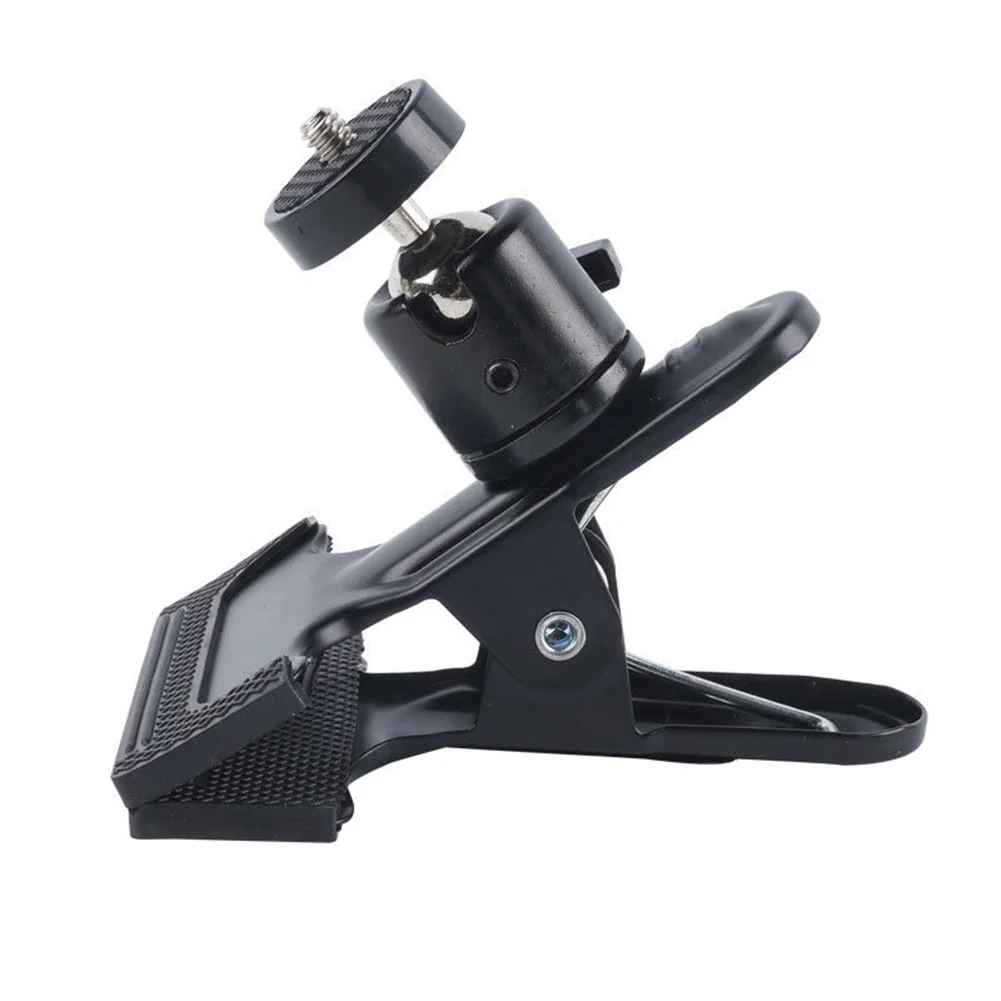 1 Pair Cross Stitch Clip Clamp 360 Rotation Clip-On Desk Stand for Camera Tripod