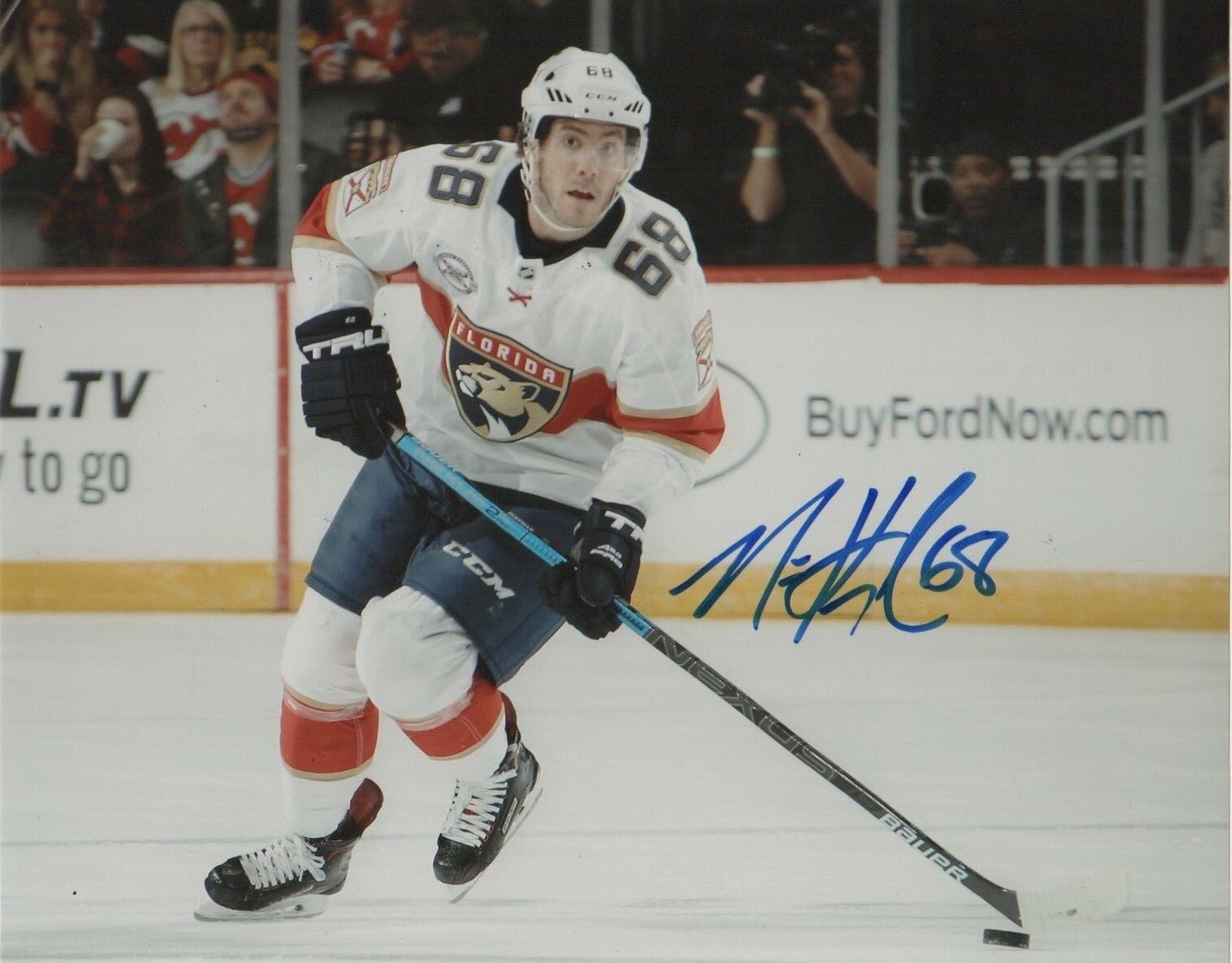 Florida Panthers Mike Hoffman Signed Autographed 8x10 Photo Poster painting COA