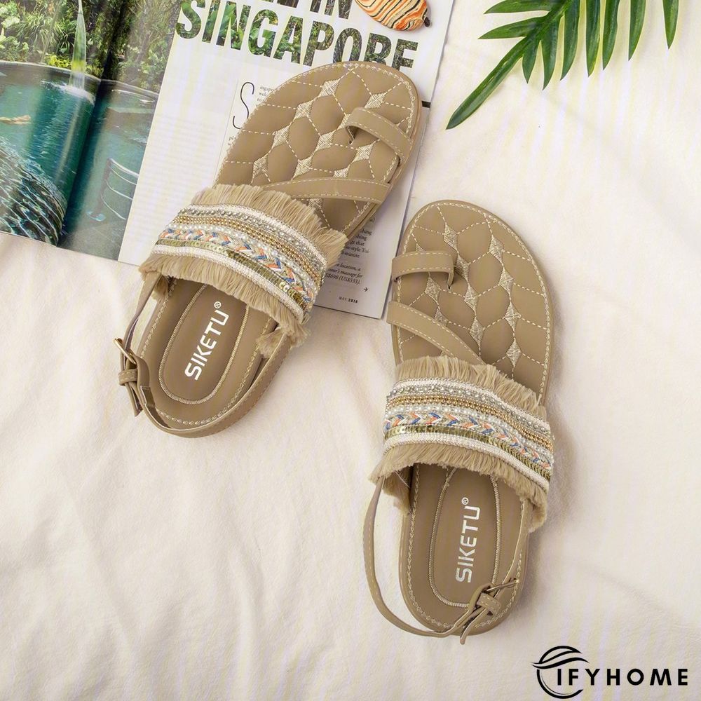 Women Spring Band Artificial Fashion Daily Sandals | IFYHOME