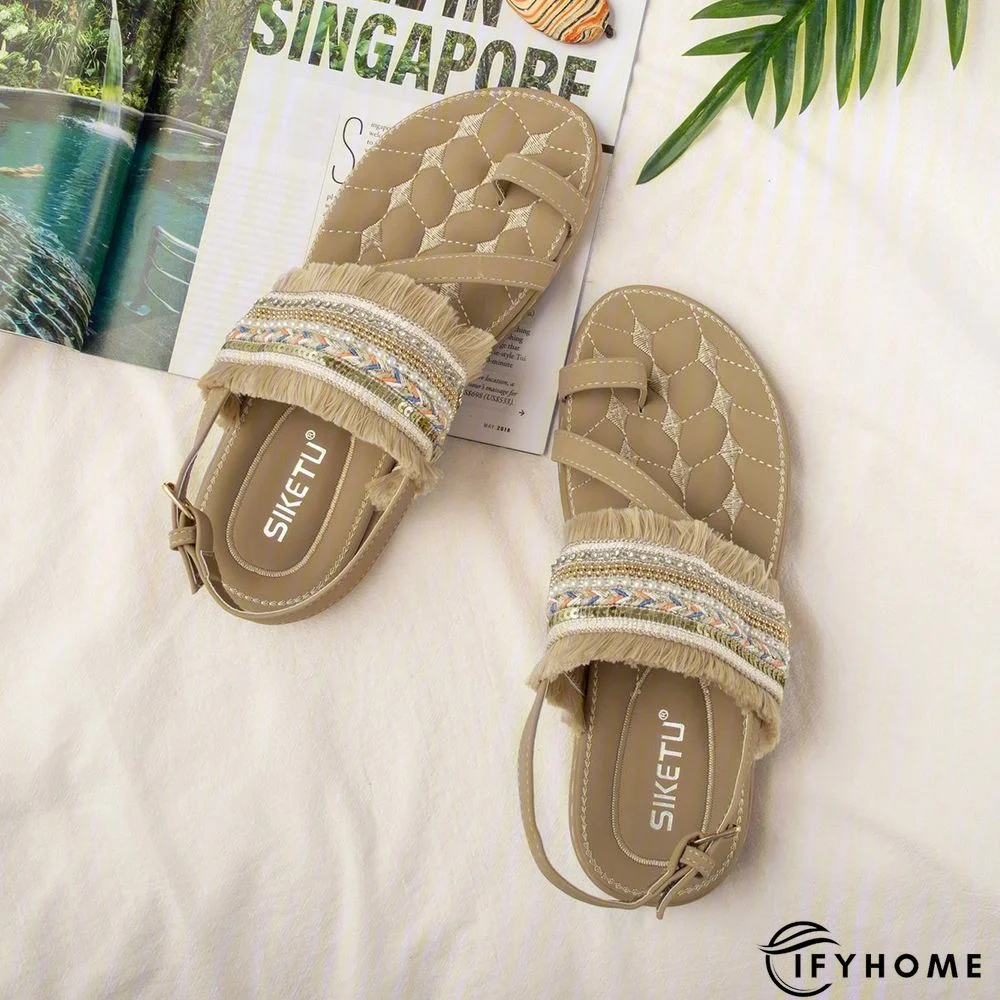 Women Spring Band Artificial Fashion Daily Sandals | IFYHOME