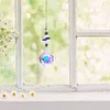 Crystal Bauhinia Gourd Pendant Drop Home Garden Car Decor (A)