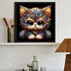 Diamond Painting-DIY Full Round Drill Cat