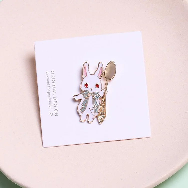 Magic Bunny Cartoon Pins
