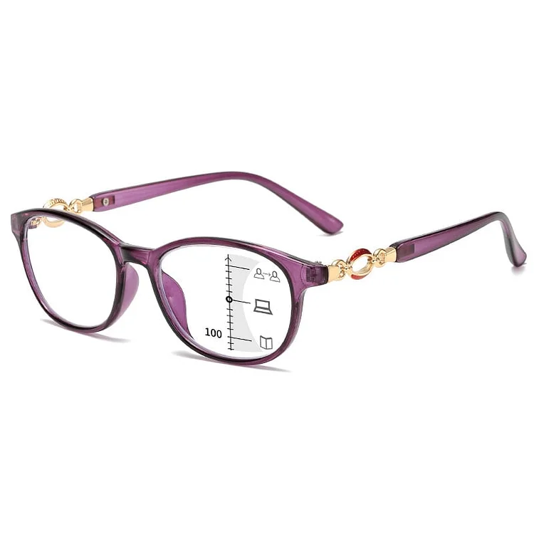 PROGRESSIVE MULTI-FOCUS ANTI-BLUE READING GLASSES FOR WOMEN