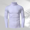 Gioiacombo&trade; Maglia a collo alto da uomo in tinta unita autunno e inverno