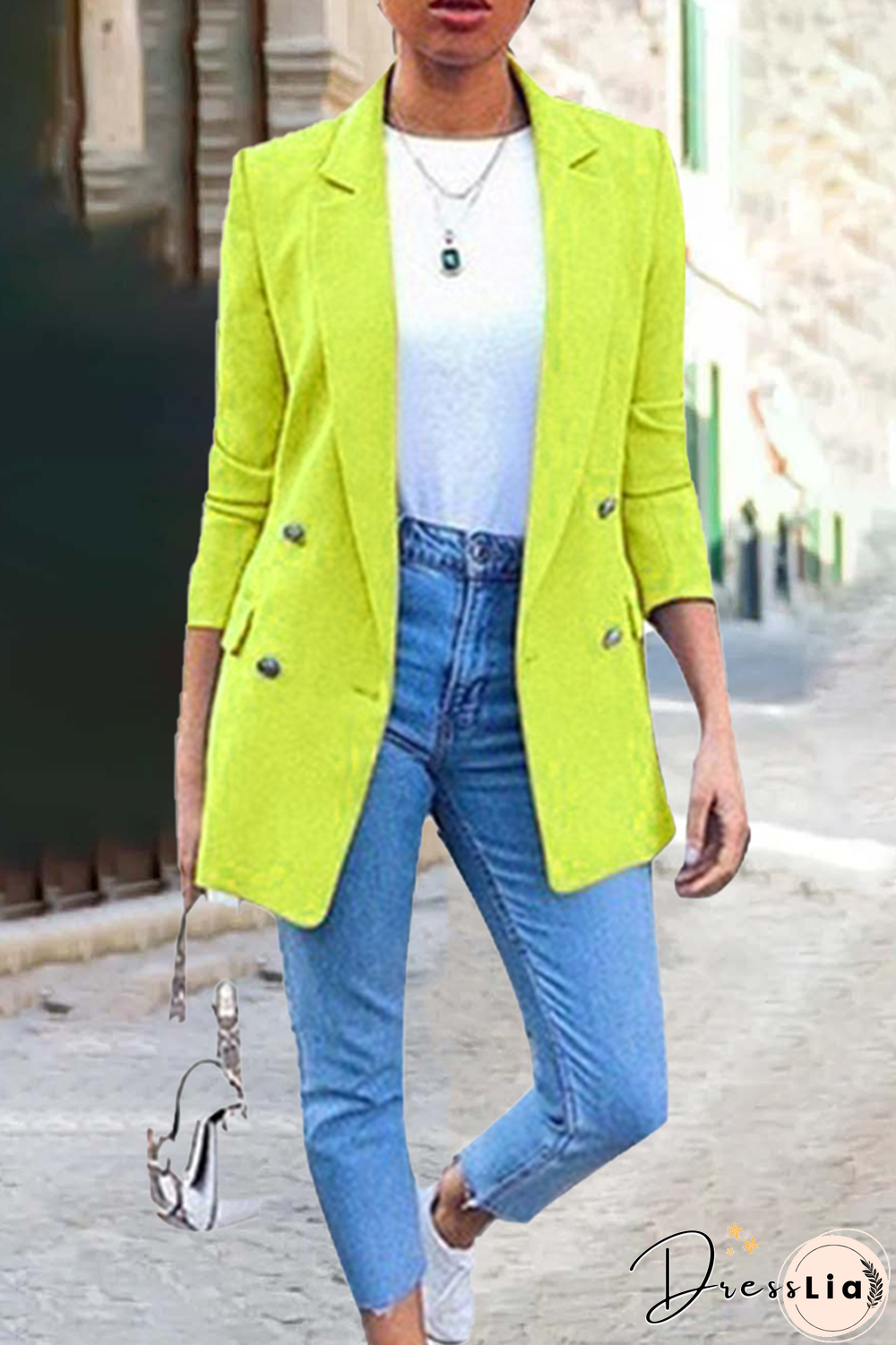 Fashion Solid Patchwork Turndown Collar Outerwear(9 Colors)