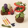 Halloween Crochet Starter Kit, Man-eating flowerBeginner Crochet, Craft Kits For Adults, Easy Crochet For Gift Home Decor