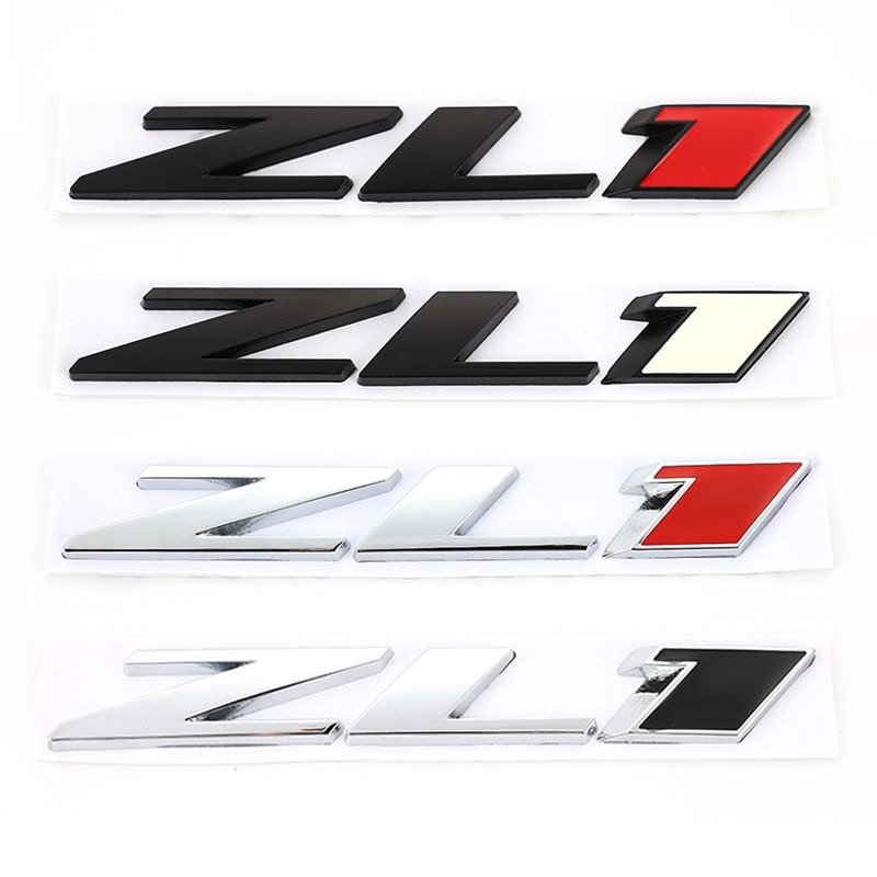 ZL1 Metal Sticker Emblem Badge Trunk Decals for Chevrolet Camaro ZL1 voiturehub dxncar