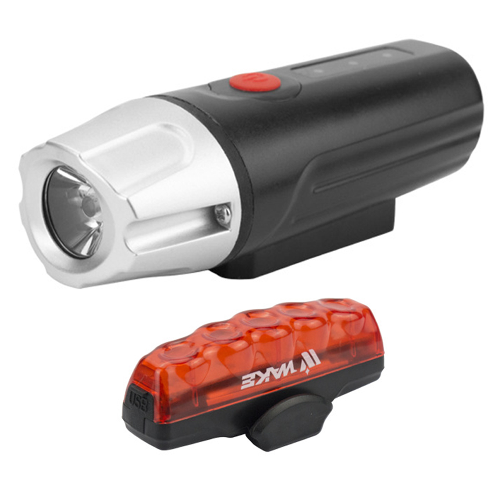 

MTB Bicycle Headlights Taillights Set USB Rechargeable Rear Front Lights, 501 Original