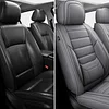 MINGBRON Front Car Seat Covers, Leather Car Seat Covers, Fit for Most Cars SUV and Most Sedan Grey