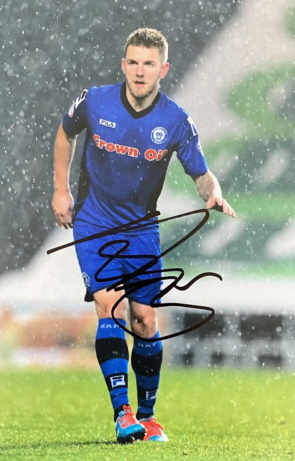 Ashley Eastham Genuine Hand Signed Rochdale 6X4 Photo Poster painting