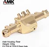 AMK TRX4 TRX6 Brass Rear Portal Axle Housing Heavy Weight Coating Set for 1/10 RC Crawler Car Bronco Defender Upgrade (4 in 1 Set for TRX4 TRX6,528g)