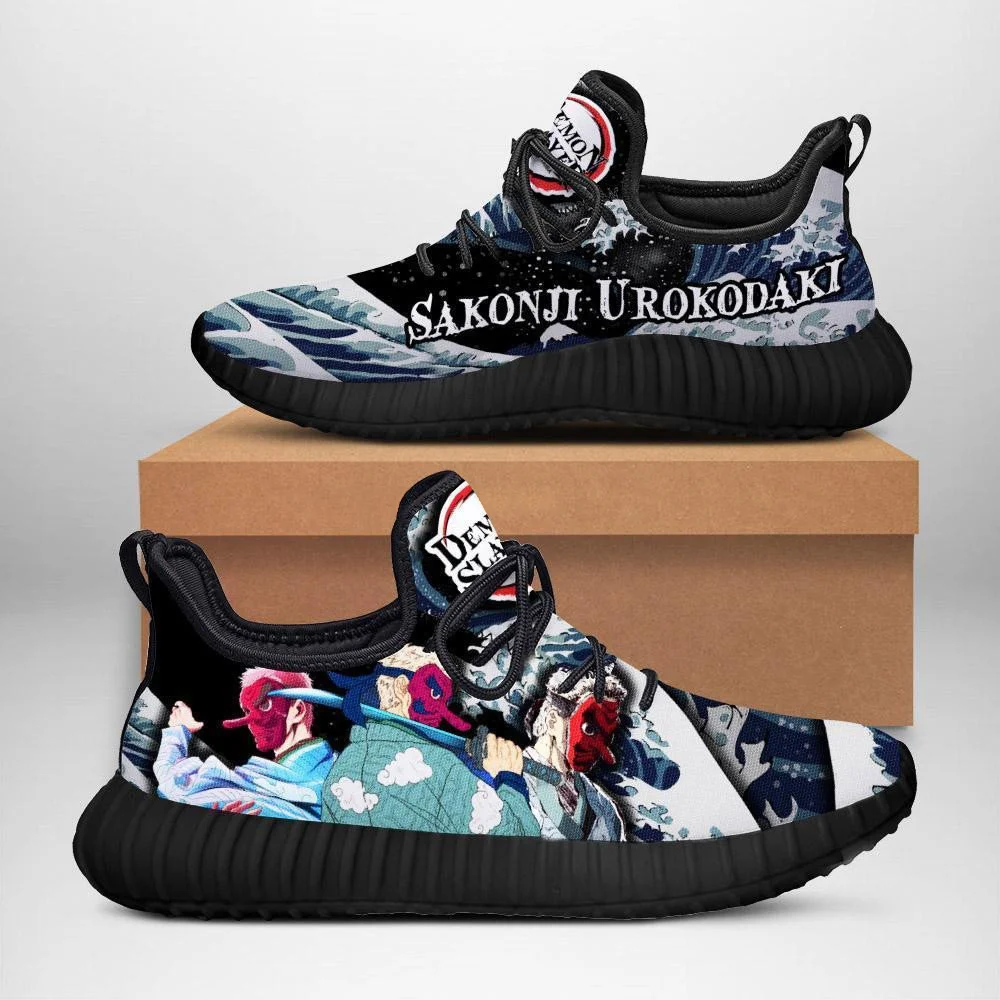 Demon Slayer Sakonji Urokodaki Reze Shoes Custom Anime Sneakers