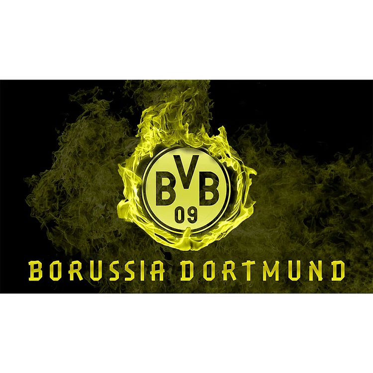 Borussia Dortmund - Full Round - Diamond Painting (70*40cm)