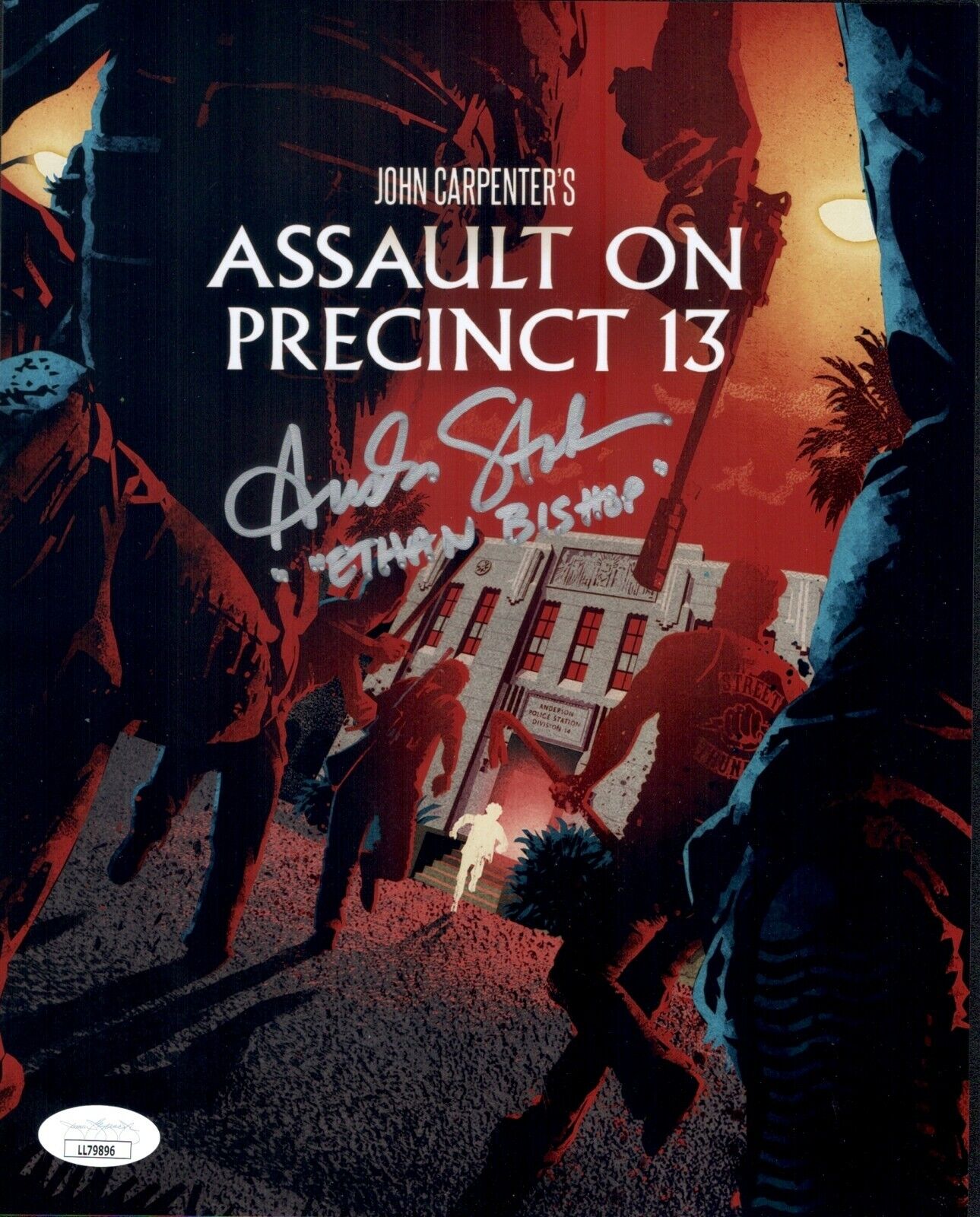 AUSTIN STOKER Signed ASSAULT ON PRECINCT 13 Photo Poster painting 8x10 Autograph JSA COA Cert