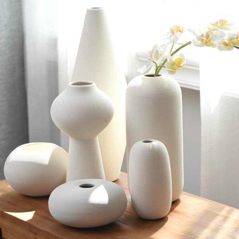 Simplicity in White Vase