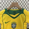 2004 Retro KIDS Brazil Home Football Shirt 1:1 Thai Quality