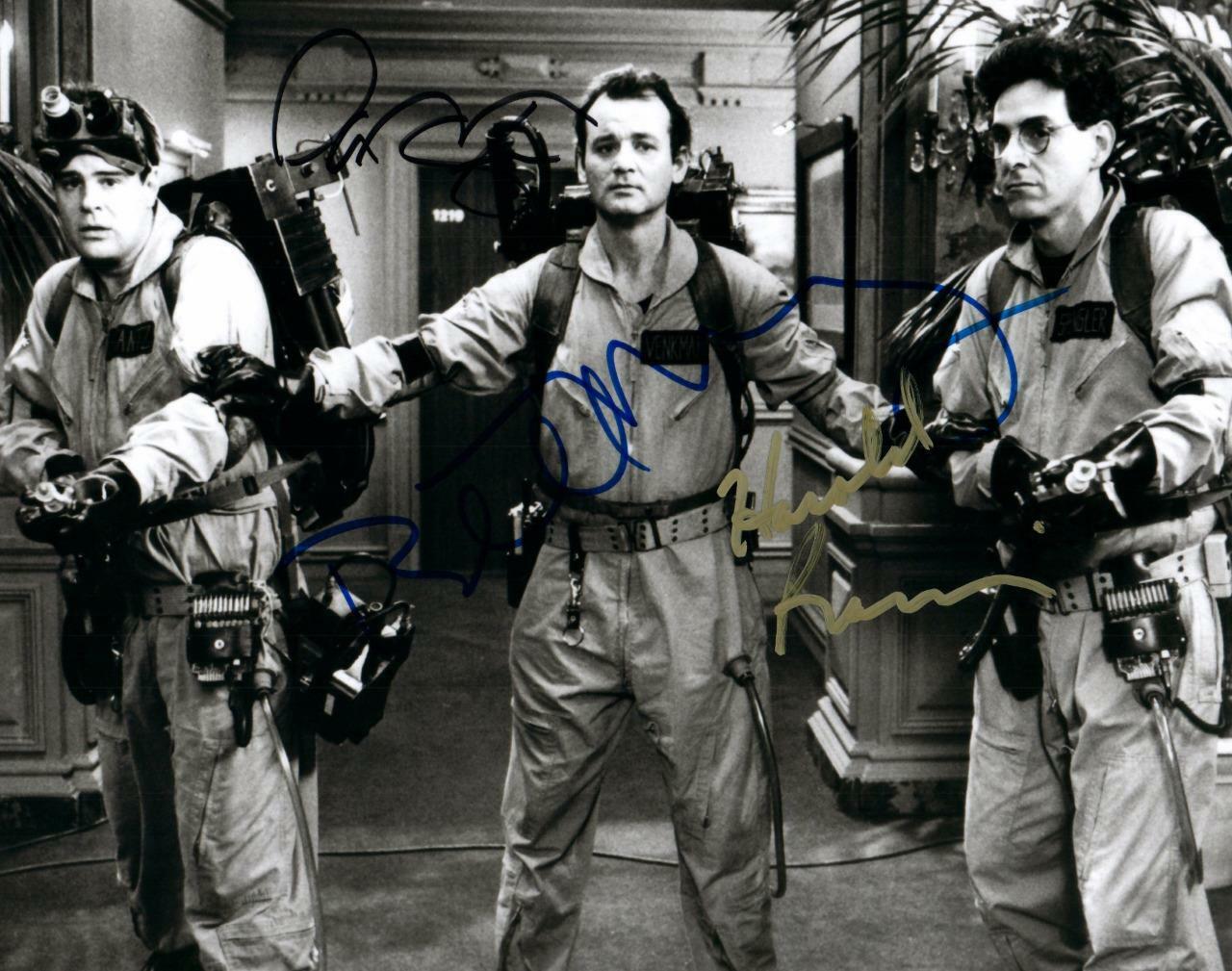 Harold Ramis Bill Murray Dan Aykroyd signed 8x10 Photo Poster painting Picture autographed Pic