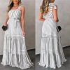 Striped Dress New Bohemian Suspender Dress