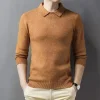 Cashmere-Blend Polo-Neck Sweater [10 Colors]