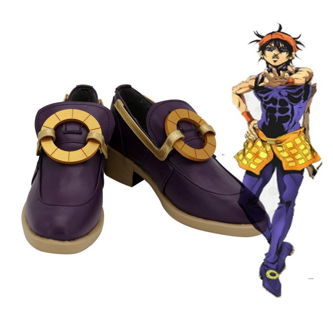 Jotaro Kujo JoJo's Bizarre Adventure: Golden Wind Narancia Ghirga Schuhe Cosplay Schuhe