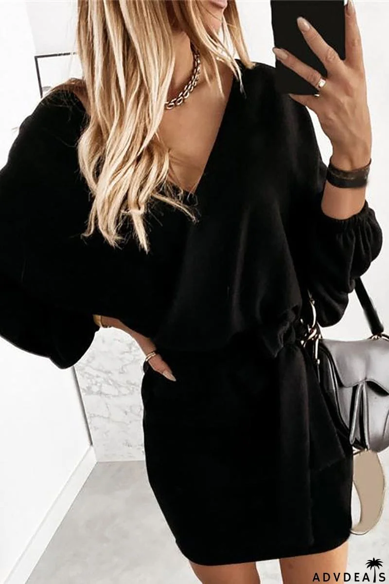 Wait For Me Ribbed Long Sleeve Bodycon