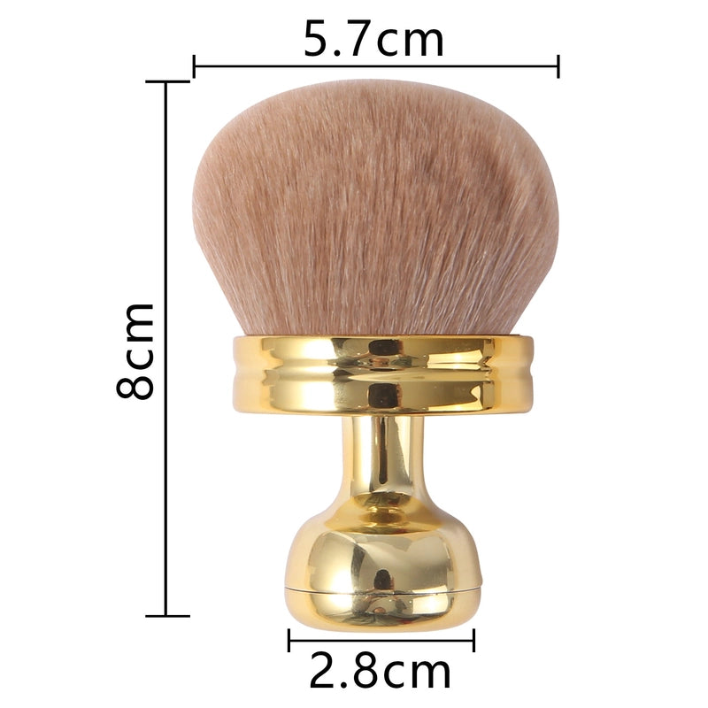 Portable Single Multi-use Large Mushroom Head Makeup Brush Powder Blush Brush Hot Makeup Tools