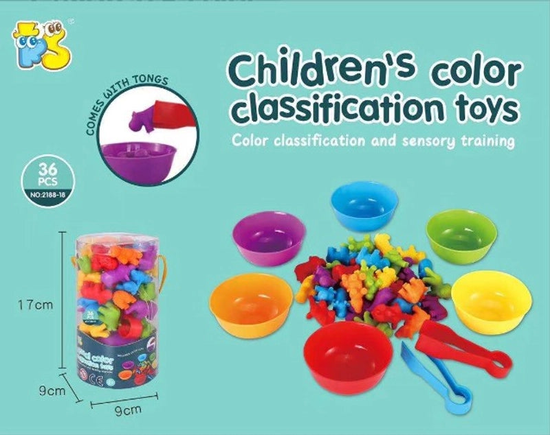 Cute Solid Color Children’s Classification Cognitive Early Education Toys