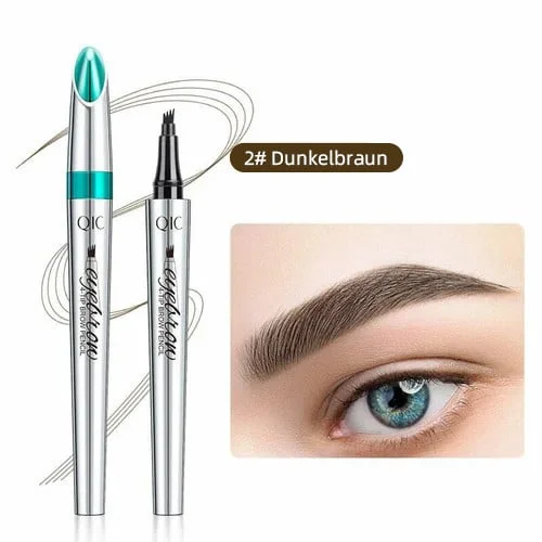 Hochqualitativer 3D wasserfester Microblading Augenbrauenstift mit 4 Gabelspitzen Tattoo Stift