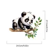 (US Local)Panda Diamond Painting Art Door Right Angle Sign for Indoor Outdoor Wall