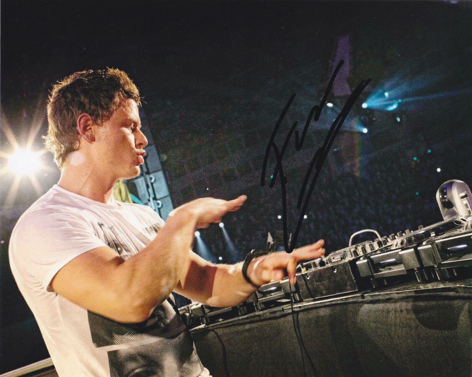 FEDDE LE GRAND SIGNED AUTOGRAPH DANCE MUSIC EDM TRANCE 8X10 Photo Poster painting PROOF #4