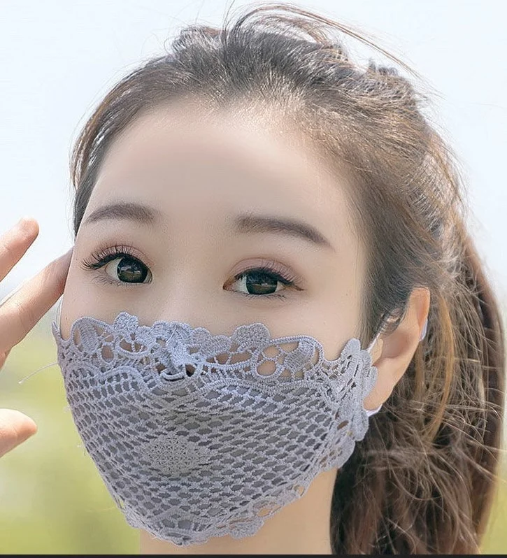 Brownm Ebay Ear-Mounted Water-Soluble Sandwich Anti-Smide Mask Lace Mask