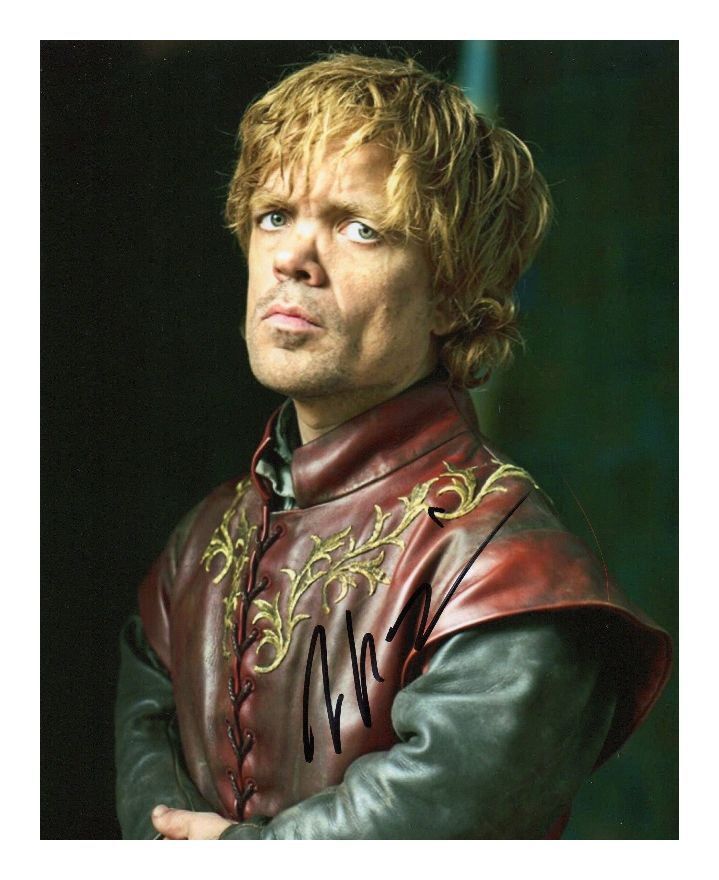 PETER DINKLAGE - GAME OF THRONES AUTOGRAPHED SIGNED A4 PP POSTER Photo Poster painting PRINT