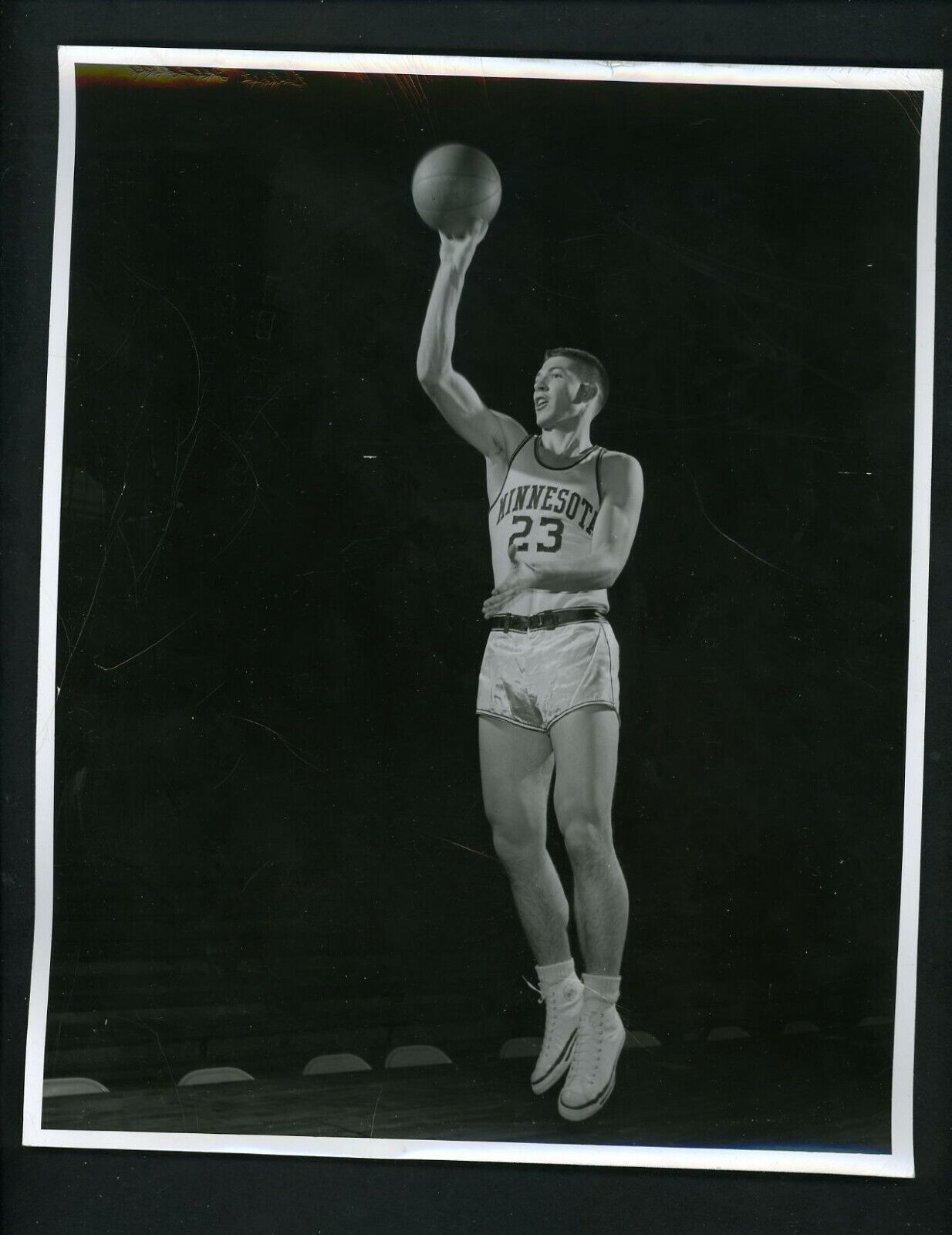 Dave Tucker 1955 University of Minnesota school issued Press Photo Poster painting